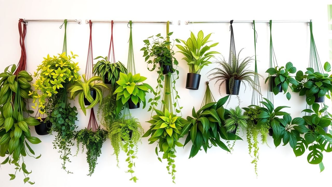 Display of artificial plants for choosing the perfect one for your space.