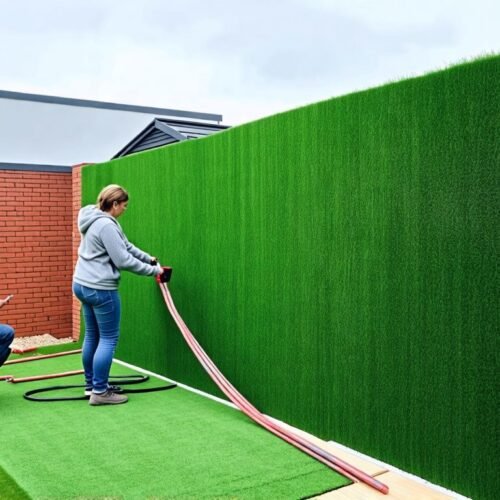 Creating a Stunning Artificial Grass Wall for Your Outdoor Space