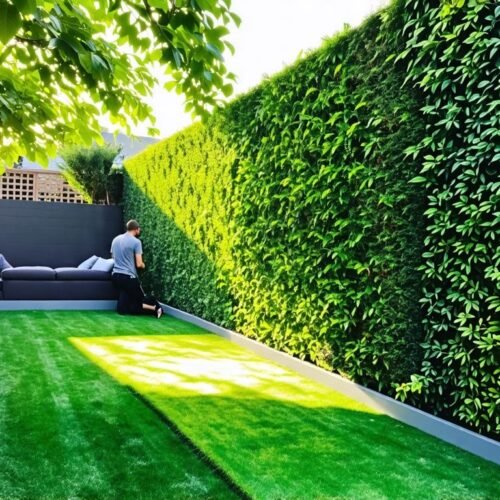 Creating a Stunning Fake Garden Wall with Artificial Greenery: A DIY Guide