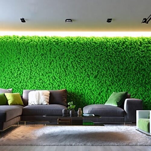 How to Create a Stunning Fake Grass Wall for Your Indoor Space