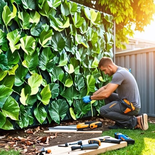 How to Create a Stunning Fake Leaf Wall for Your Outdoor Space