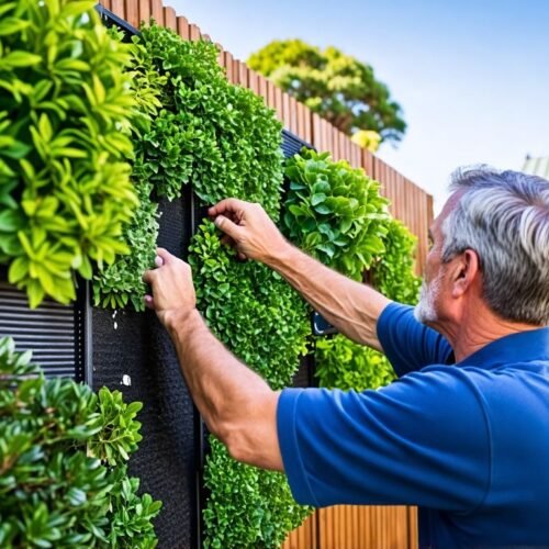 How to Create a Stunning Fake Vertical Garden for Your Outdoor Space