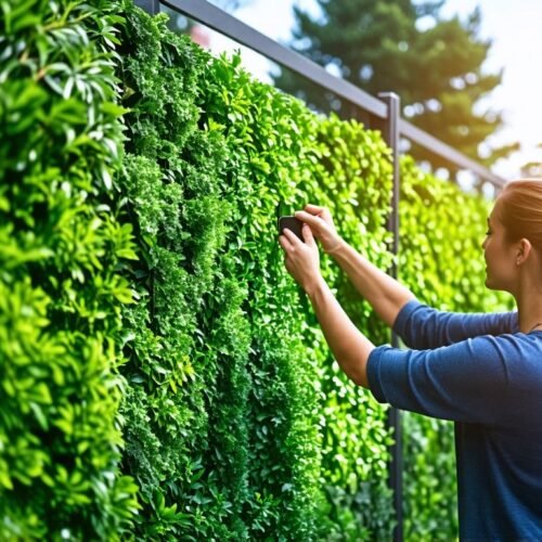 How to Create a Stunning Faux Green Wall for Your Outdoor Space