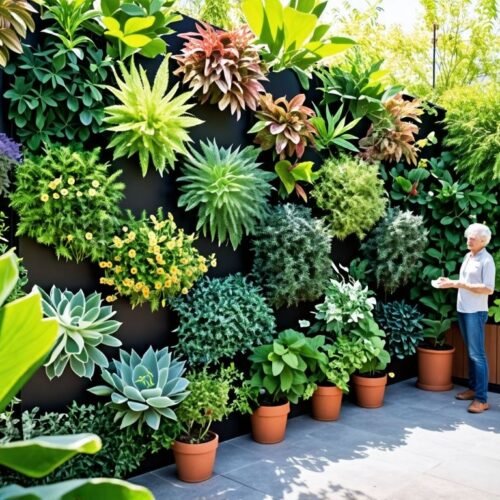 How to Create an Artificial Vertical Wall Garden for Your Outdoor Space