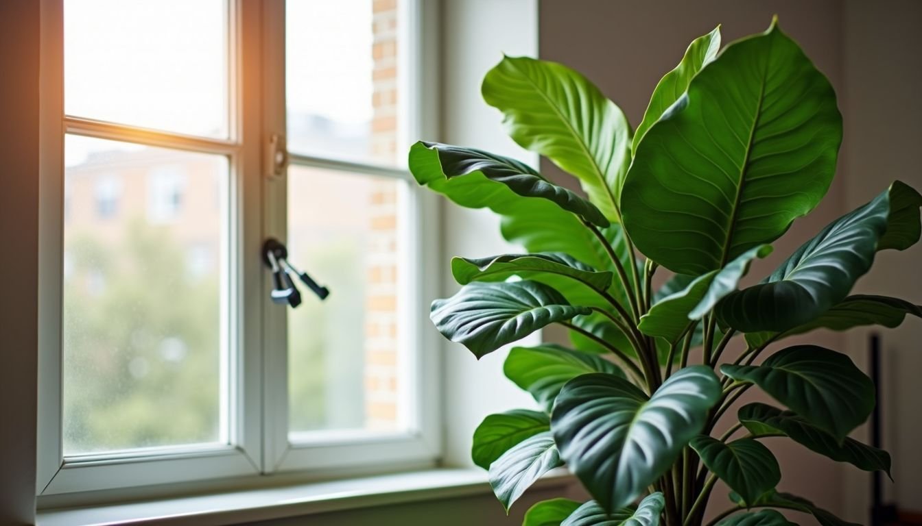 A lifelike 2-meter Fiddle Leaf Tree in an office space.