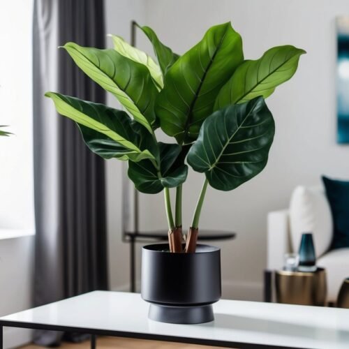 Fiddle Leaf Artificial Plant: Lush Greenery Without the Fuss