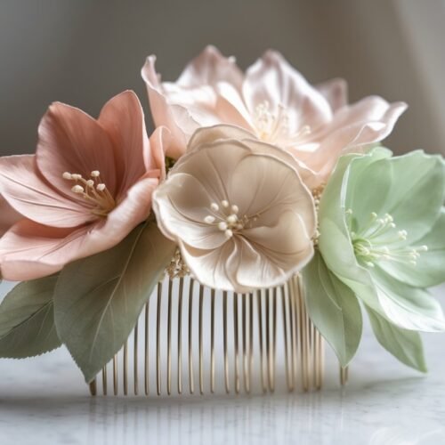 Silk Flower Comb Ideas for Stunning Hair Accessories